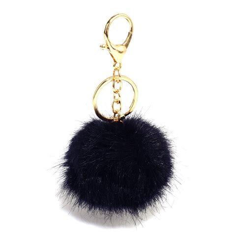 Fluffy Bag Charm .